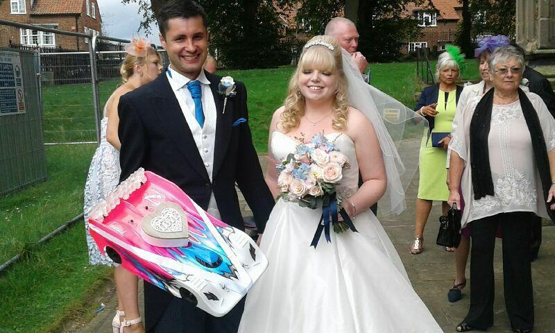 Tim and Nicola's big day