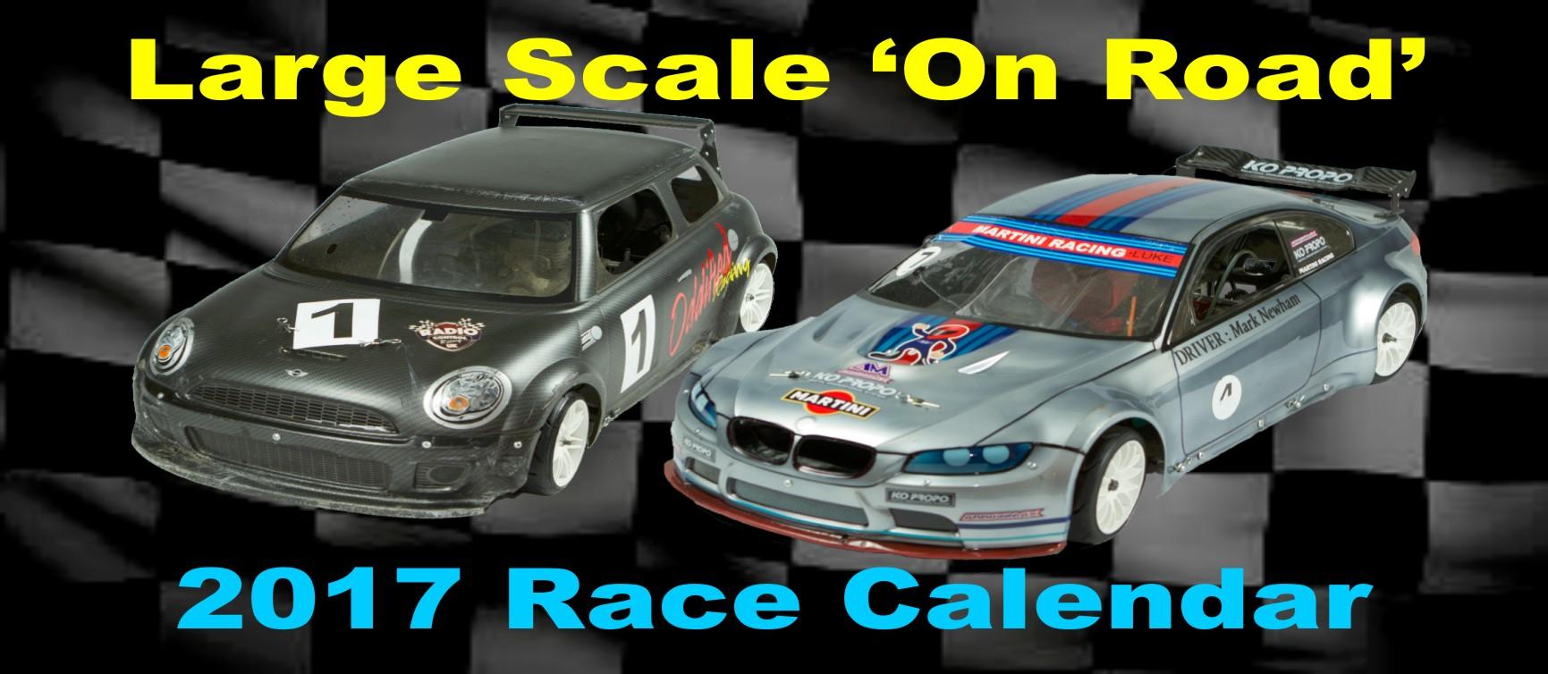 2017 Race Calendar Large Scale On Road