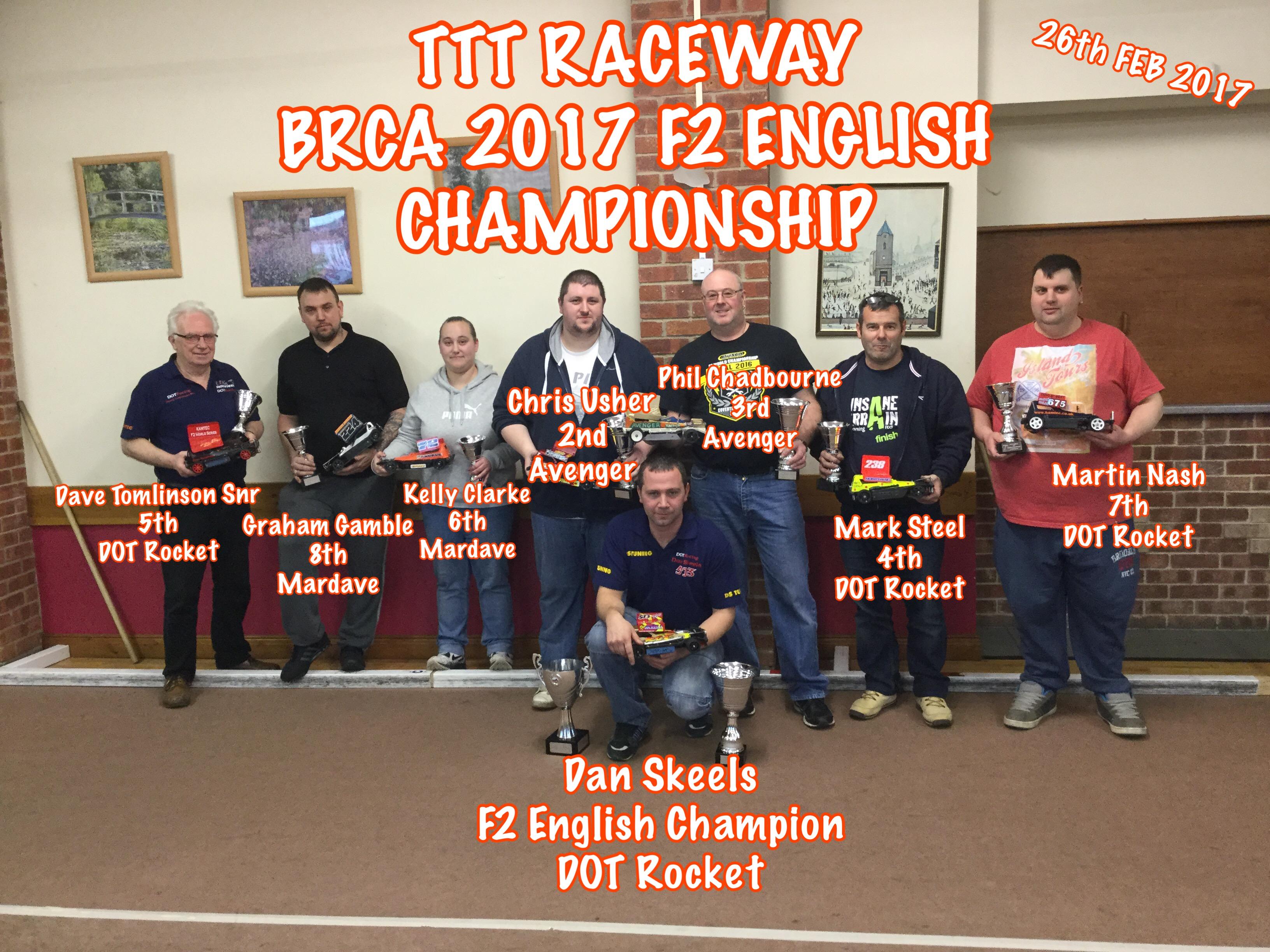 Dan Skeels wins the 12th F2 Stock Cars English Championship 