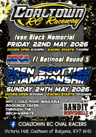 12th OVAL F1 Stockcars RD5 SCOTTISH OPEN COALTOWN ADULT 